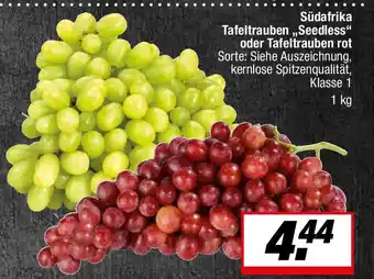 L. STROETMANN GROSSMARKT Tafeltrauben,,Seedless" oder Tafeltrauben rot Angebot