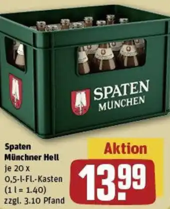 REWE Spaten Münchner Hell Angebot