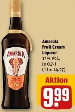 REWE Amarula Fruit Cream Liqueur Angebot