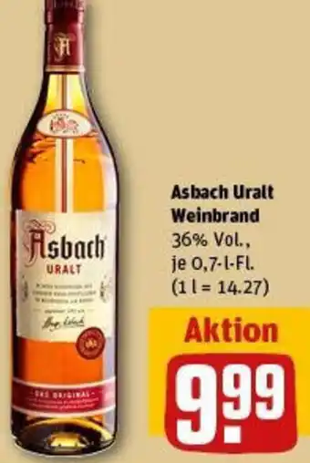 REWE Asbach Uralt Weinbrand Angebot