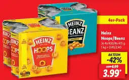 Lidl Heinz Hoops/Beanz Angebot