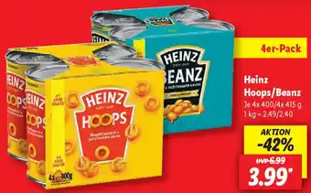 Lidl Heinz Hoops/Beanz Angebot