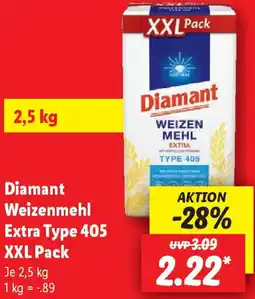 Lidl Diamant Weizenmehl Extra Type 405 XXL Pack Angebot