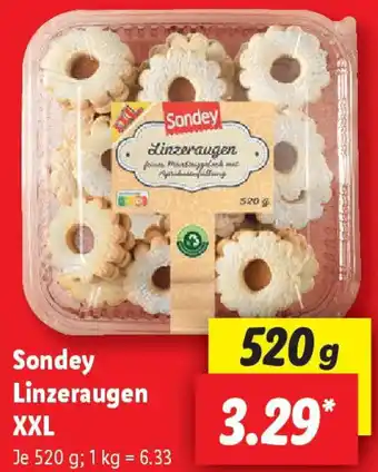 Lidl Sondey Linzeraugen XXL Angebot