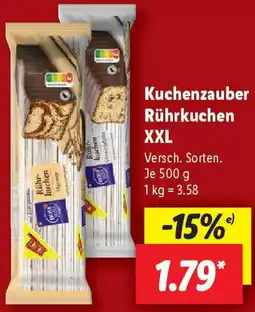 Lidl Kuchenzauber Rührkuchen XXL Angebot