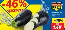 Lidl Auberginen, lose Angebot