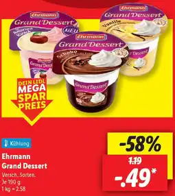 Lidl Ehrmann Grand Dessert Angebot