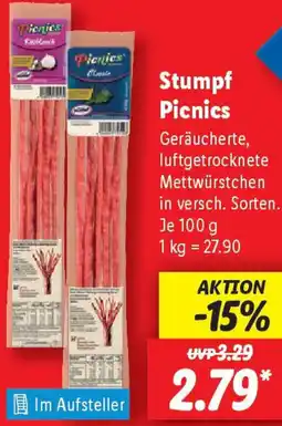 Lidl Stumpf Picnics Angebot