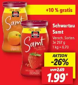 Lidl Schwartau Samt Angebot