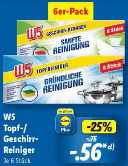 Lidl W5 Topf-/ Geschirr Reiniger Angebot