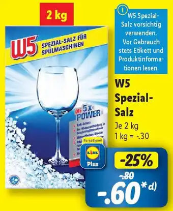 Lidl W5 Spezial-Salz Angebot