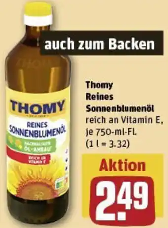 REWE Thomy Reines Sonnenblumenöl Angebot