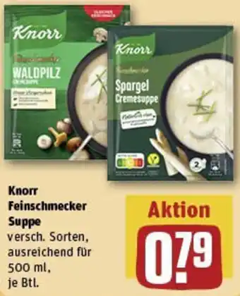 REWE Knorr Feinschmecker Suppe Angebot