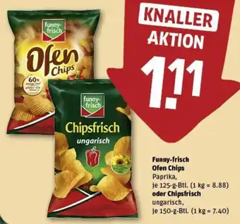 REWE Funny-frisch Ofen Chips oder Chipsfrisch Angebot