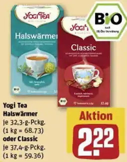 REWE Yogi Tea Halswärmer oder Classic Angebot