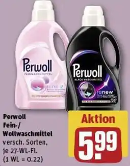 REWE Perwoll Fein-/ Wollwaschmittel Angebot