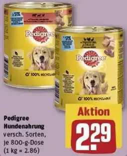 REWE Pedigree Hundenahrung Angebot