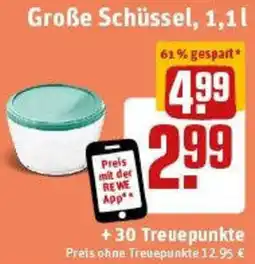 REWE Pyrex Große Schüssel, 1,1 l Angebot