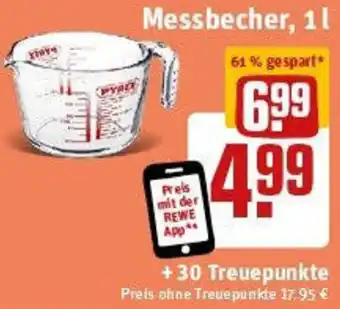 REWE Pyrex Messbecher, 1 l Angebot