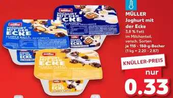 Kaufland MÜLLER Joghurt mit der Ecke Angebot