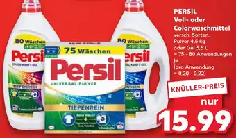 Kaufland PERSIL Voll- oder Colorwaschmittel Angebot