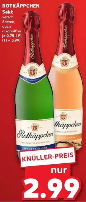 Kaufland ROTKÄPPCHEN Sekt Angebot