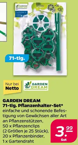 NETTO GARDEN DREAM 71-tlg. Pflanzenhalter-Set Angebot