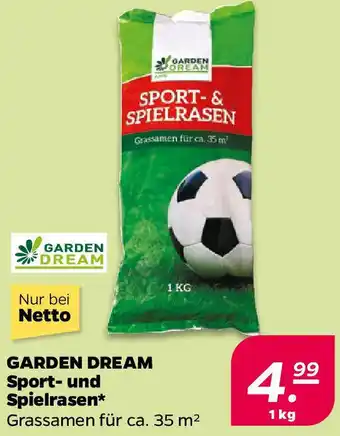 NETTO GARDEN DREAM Sport- und Spielrasen Angebot