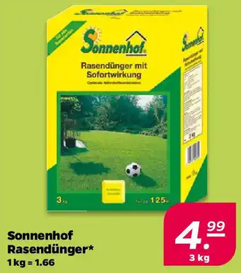 NETTO Sonnenhof Rasendünger Angebot