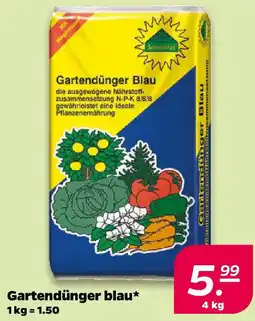 NETTO Gartendünger blau Angebot