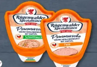 Aldi Nord Rügenwalder Spezialitäten Pommersche Hähnchenleberwurst Angebot