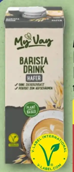 Aldi Nord My Vay Barista-Haferdrink Angebot