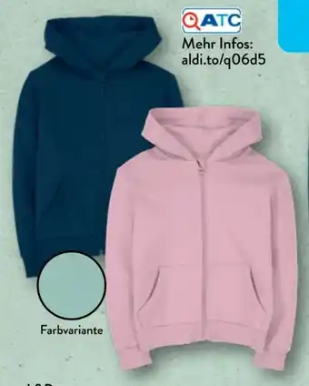 Aldi Nord L & D Kinder Sweatjacke Angebot