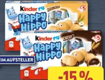 Aldi Nord Ferrero Kinder Happy Hippo Angebot