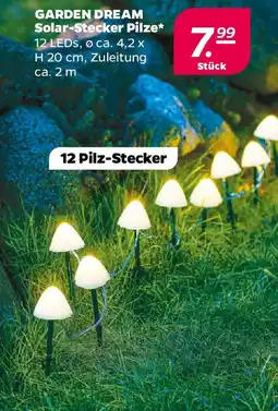 NETTO GARDEN DREAM Solar-Stecker Pilze Angebot