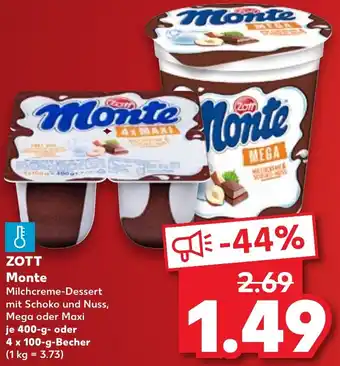 Kaufland ZOTT Monte Angebot