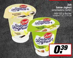 L. STROETMANN GROSSMARKT Zott Sahne-Joghurt Angebot