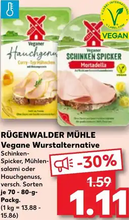 Kaufland RÜGENWALDER MÜHLE Vegane Wurstalternative Angebot