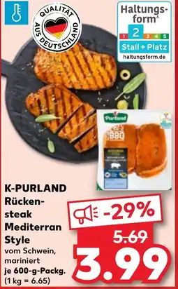 Kaufland K-PURLAND Rückensteak Mediterran Style Angebot