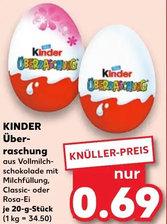 Kaufland KINDER Überraschung Angebot