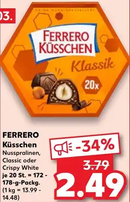 Kaufland FERRERO Küsschen Angebot