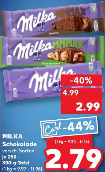 Kaufland MILKA Schokolade Angebot