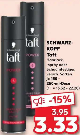 Kaufland SCHWARZKOPF Taft Angebot