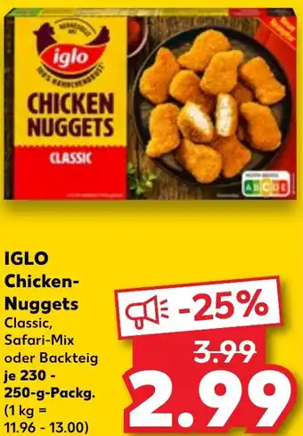 Kaufland IGLO Chicken Nuggets Angebot