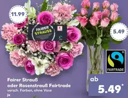 Kaufland Fairer Strauß oder Rosenstrauß Fairtrade Angebot