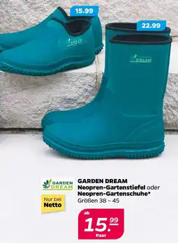 NETTO GARDEN DREAM Neopren-Gartenstiefel oder Neopren-Gartenschuhe Angebot