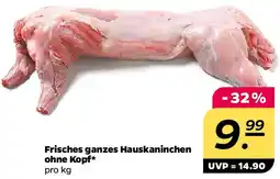 NETTO Frisches ganzes Hauskaninchen ohne Kopf Angebot