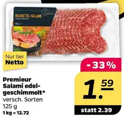 NETTO Premieur Salami edelgeschimmelt Angebot