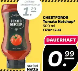 NETTO CHESTFORDS Tomato Ketchup Angebot