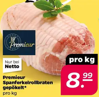 NETTO Premieur Spanferkelrollbraten gepökelt Angebot